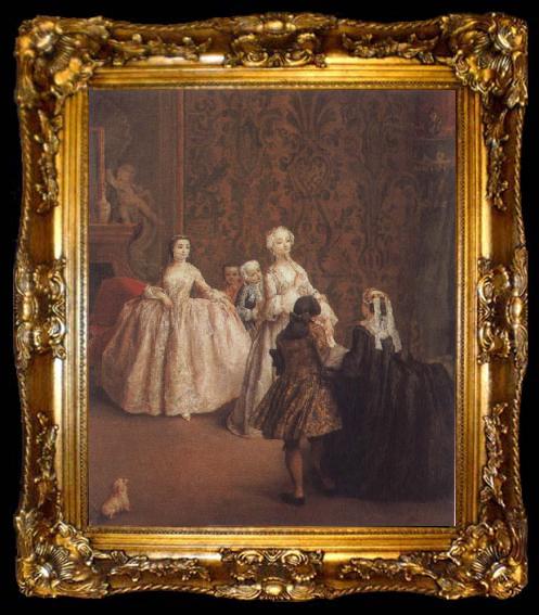 framed  Pietro Longhi The introduction, ta009-2
